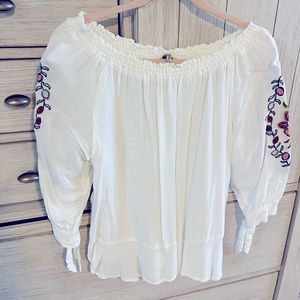 Democracy off the shoulder blouse